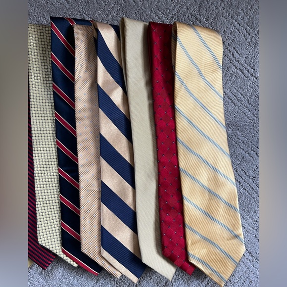 Bundle of 16 Men’s Ties Brooks Brothers Izod Ralph Lauren Nautica - Picture 5 of 5